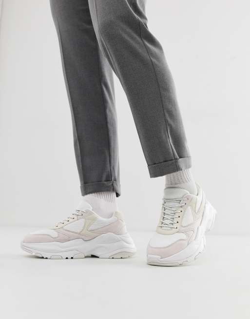 ASOS DESIGN in white mesh with chunky | ASOS