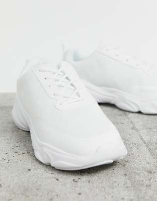 asos design high top sneakers in black mesh