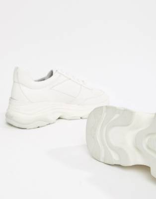 asos white chunky sneakers
