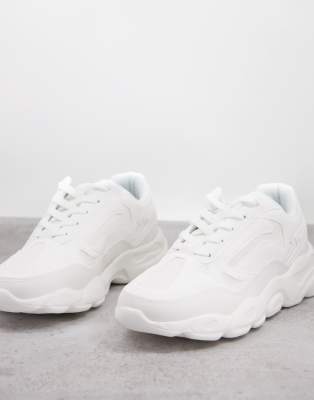 chunky white trainers asos