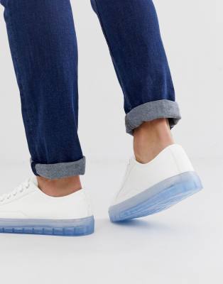 blue sole sneakers