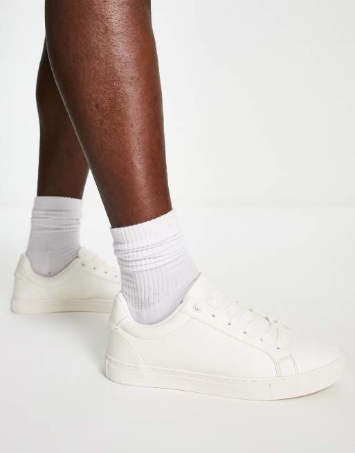 Asos design sneakers sales in white