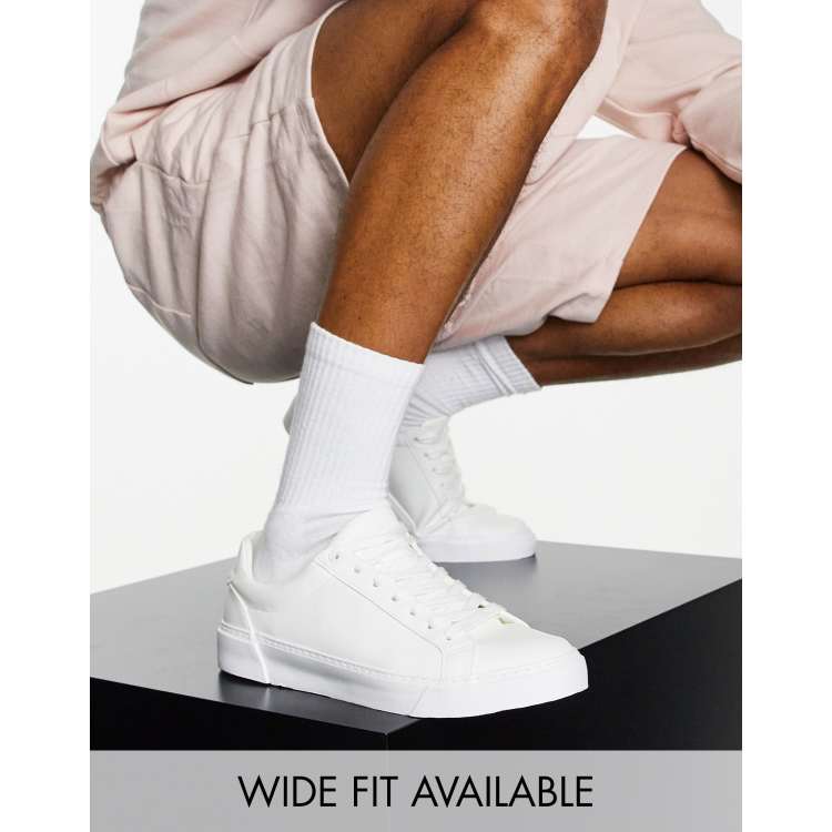 Asos white outlet sneakers