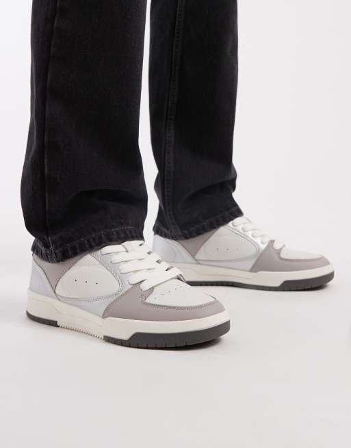 ASOS DESIGN - Sneakers in wit en zilver, 2 van 5