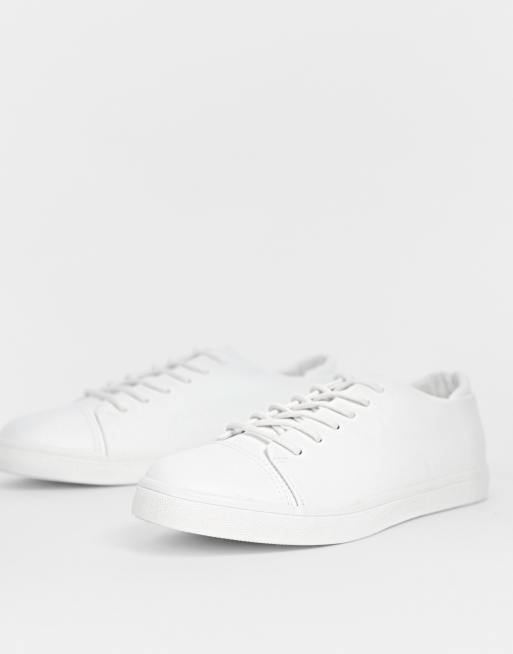 ASOS DESIGN - Sneakers in wit met teenstuk, 2 van 4