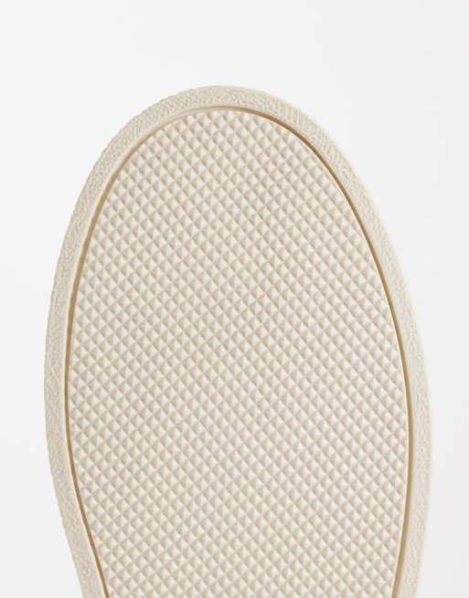 ASOS DESIGN - Sneakers met panelen van kakigroen suède en steenkleurig leer, 4 van 5