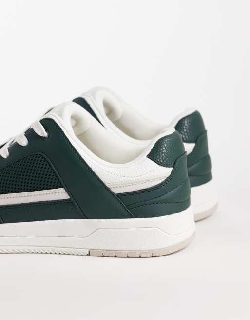 ASOS DESIGN - Sneakers met verschillende panelen in groen, 3 van 5