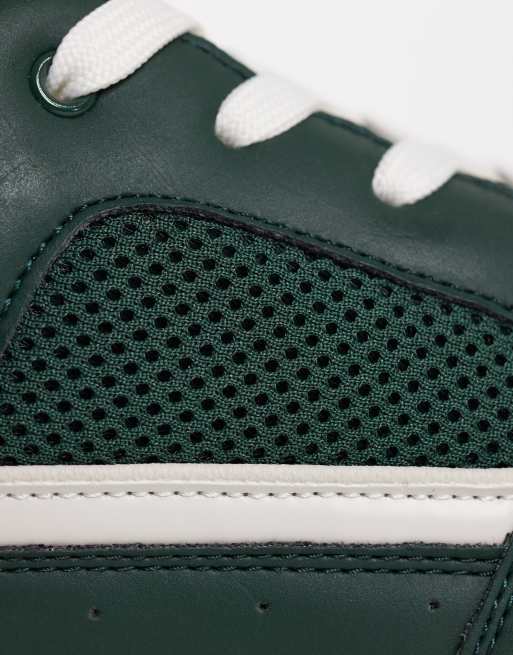 ASOS DESIGN - Sneakers met verschillende panelen in groen, 4 van 5
