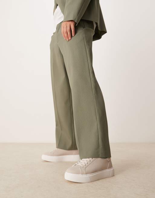 ASOS DESIGN - Sneakers met veters in grijs, 3 van 5