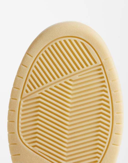 ASOS DESIGN - Sneakers stringate beige con pannelli e dettagli in rete, 5 di 5