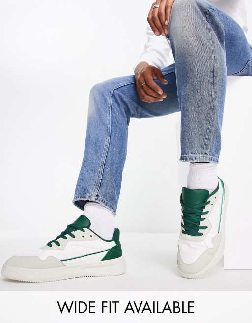 Asos sneaker store white green 2019