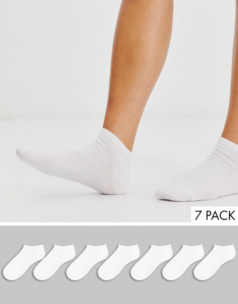 ASOS DESIGN – Sneakersocken im 7er-Pack