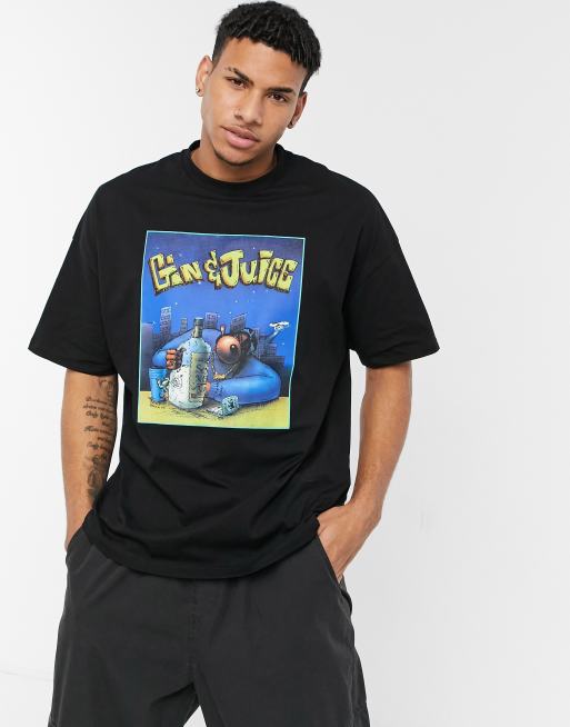 Oversized T Shirt Med Tryck