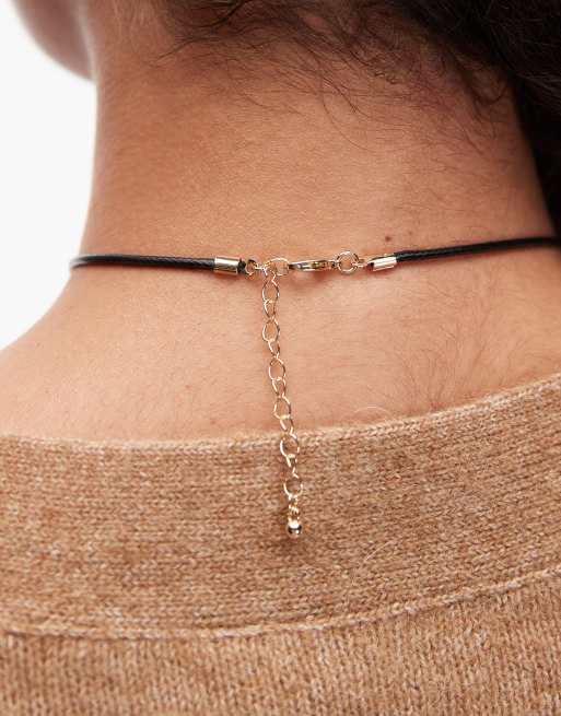 ASOS DESIGN – Snörhalsband med statement-sten, 3 av 3