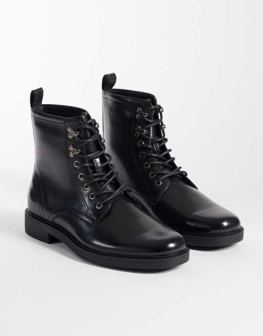 ASOS DESIGN snørestøvler med skihægter i sort, 2 af 4