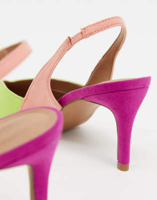 asos purple heels