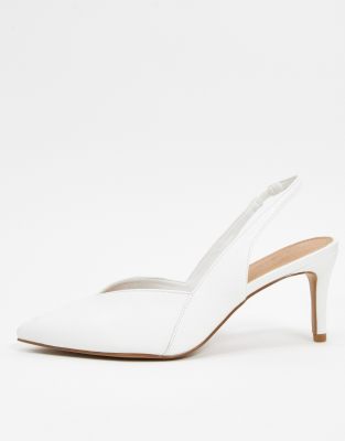 kitten white heels