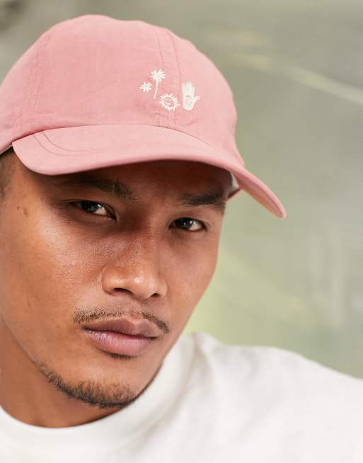 Asos cheap pink cap