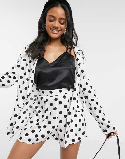 River island clearance polka dot blazer