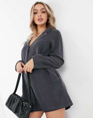 black blazer dress asos