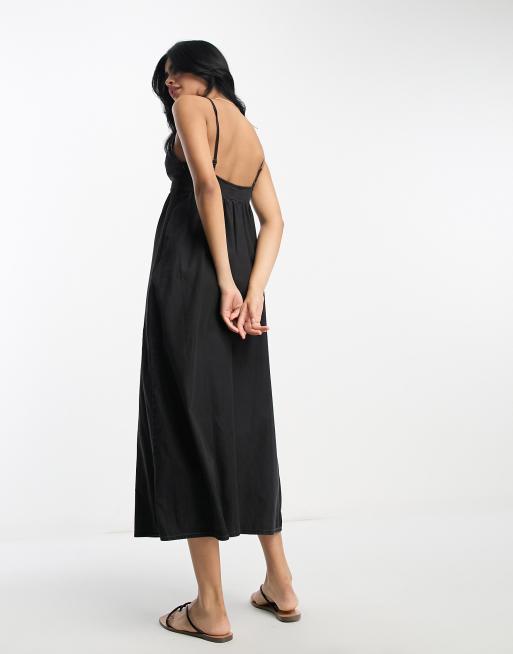 Denim maxi dress outlet h&m