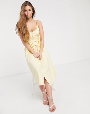 asos dress yellow