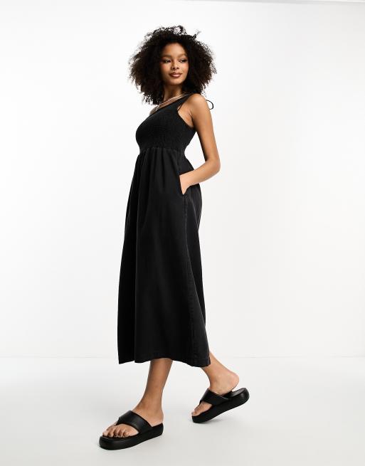 Witchery shirred 2025 midi dress