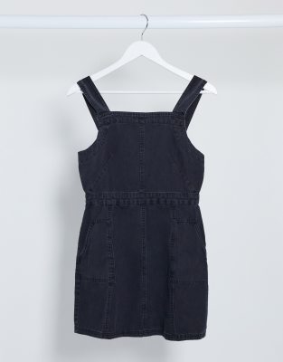 asos denim pinafore