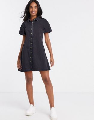 soft denim shirt dress