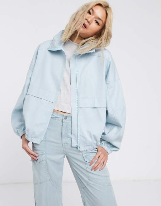 ASOS DESIGN soft denim sports jacket