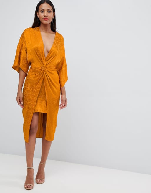 Asos kimono 2025 midi dress