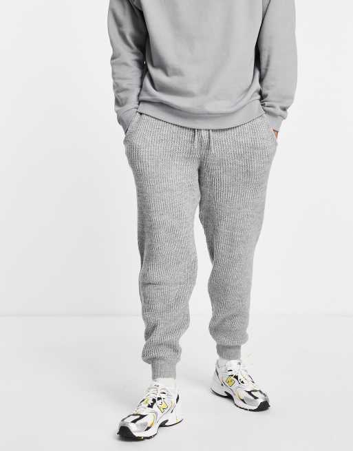 Rib knit hot sale joggers