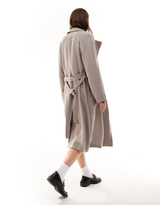 Soft on sale trench coat