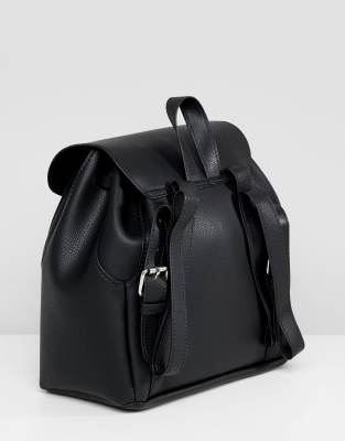 asos black rucksack