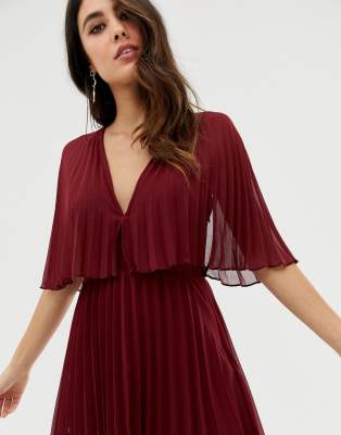 asos tiered midi dress