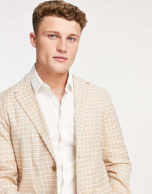 Asos on sale camel blazer