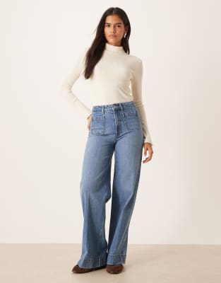 Asos Design Soft Touch Brushed Rib Long Sleeve Roll Neck Top-white In White