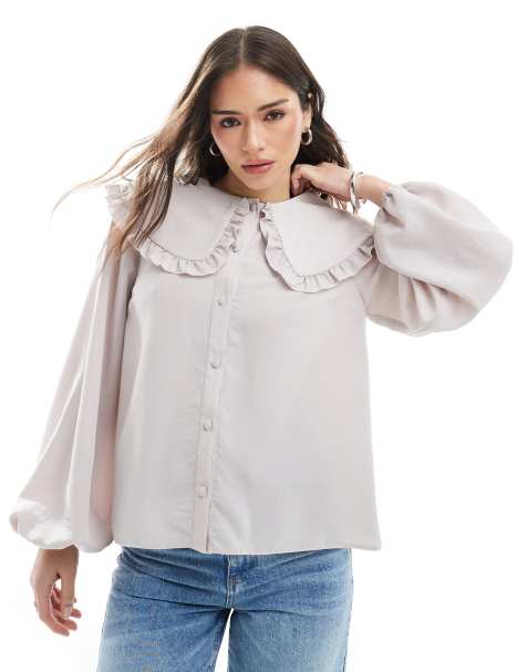 ASOS DESIGN soft touch collared shirt - view 1