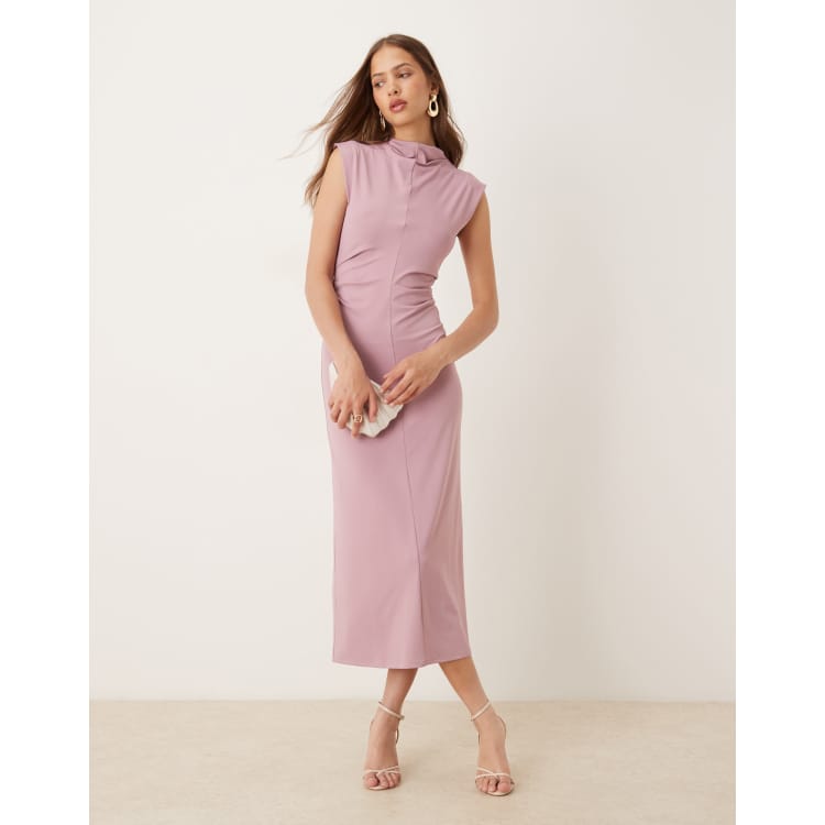 midi elegant dress for women PRETTYGARDEN Women's Fall Long Sleeve Midi Dress Casual Elegant Ruffle