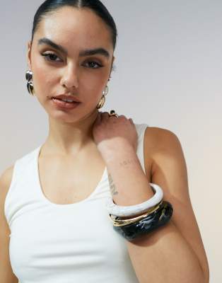 Asos Design Soft Touch Scoop Neck Tank Top In White