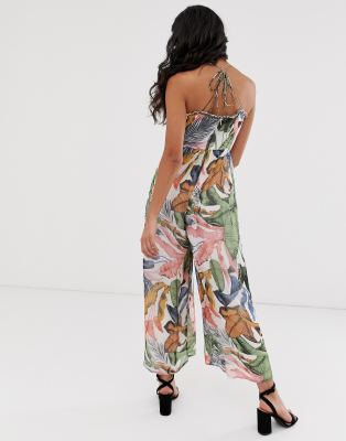 asos tropical jumpsuit