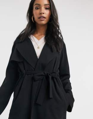 black trench coat shein