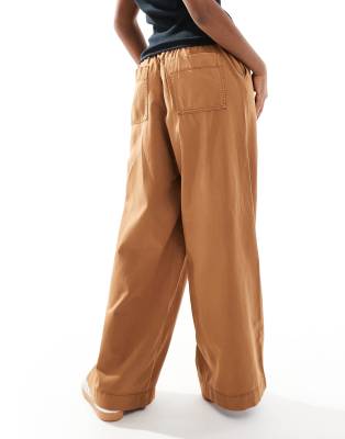 ASOS DESIGN SOFT WIDE LEG PANTS 