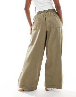 ASOS DESIGN SOFT WIDE LEG PANTS 