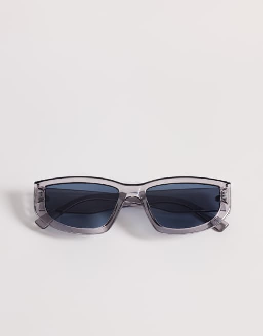 ASOS DESIGN - Solbriller med omkringgående krystalgråt stel og røgfarvede glas, 3 af 3