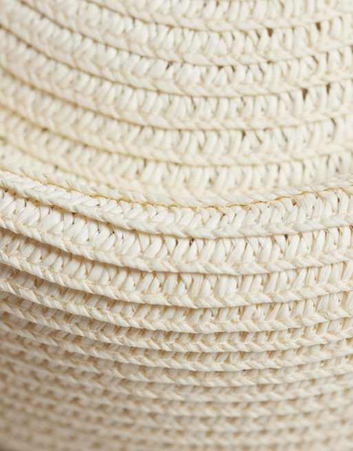 ASOS DESIGN - Sombrero blanco estilo casquete de paja, 3 de 3