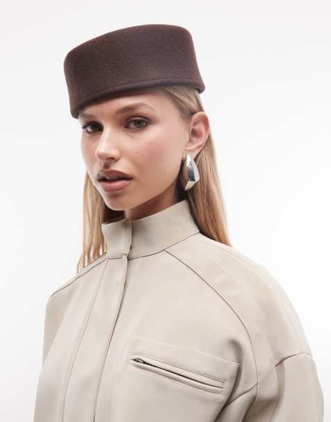 ASOS DESIGN - Sombrero marrón chocolate estilo casquete - view 1