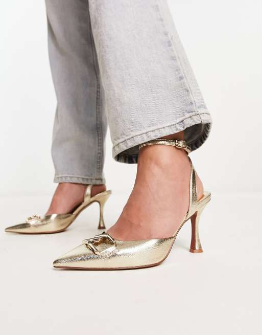 Asos scarpe oro deals
