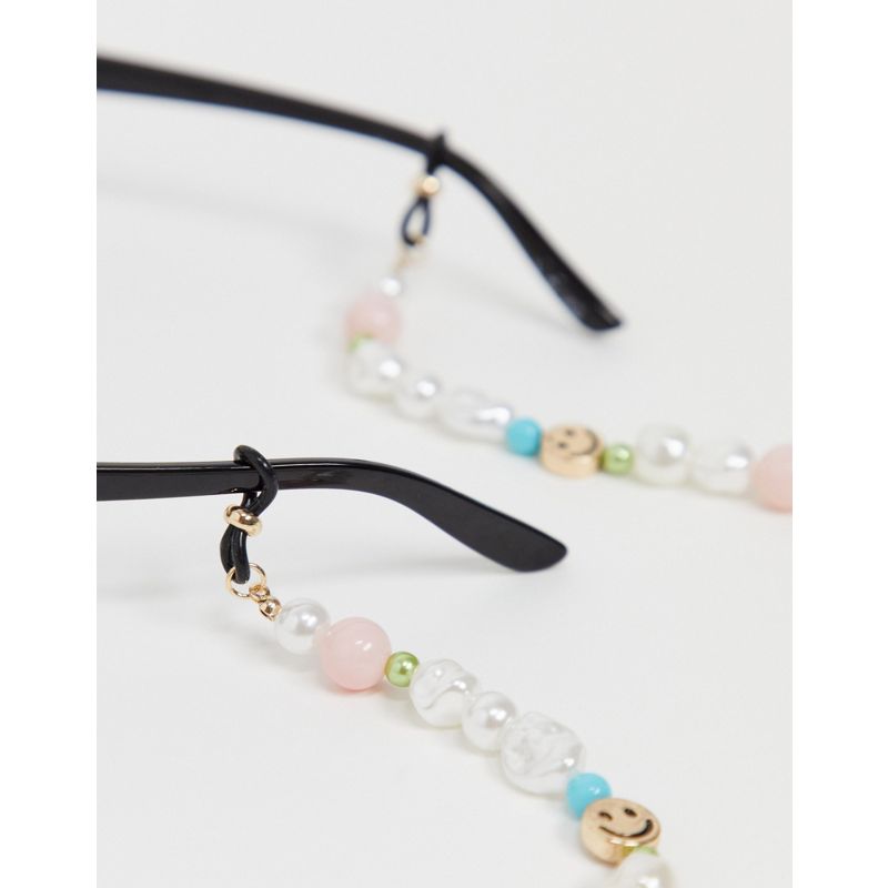 DESIGN – Sonnenbrillenkette mit Perlen in mehreren Farben