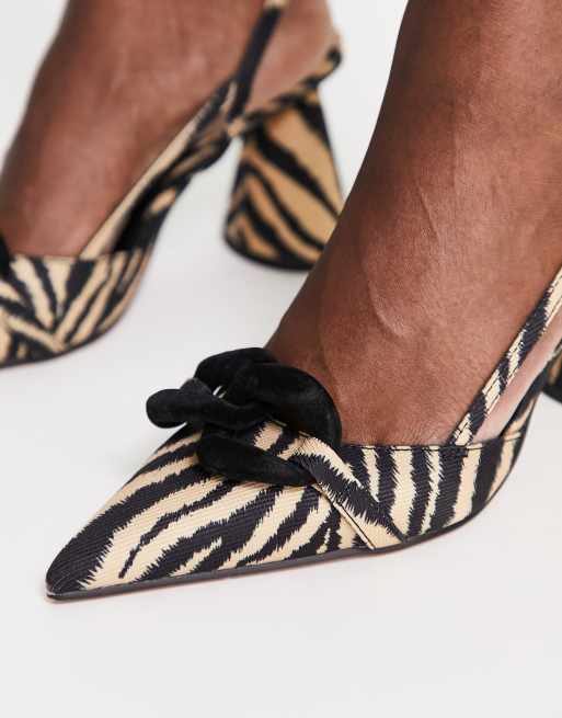 Zebra print heels store uk